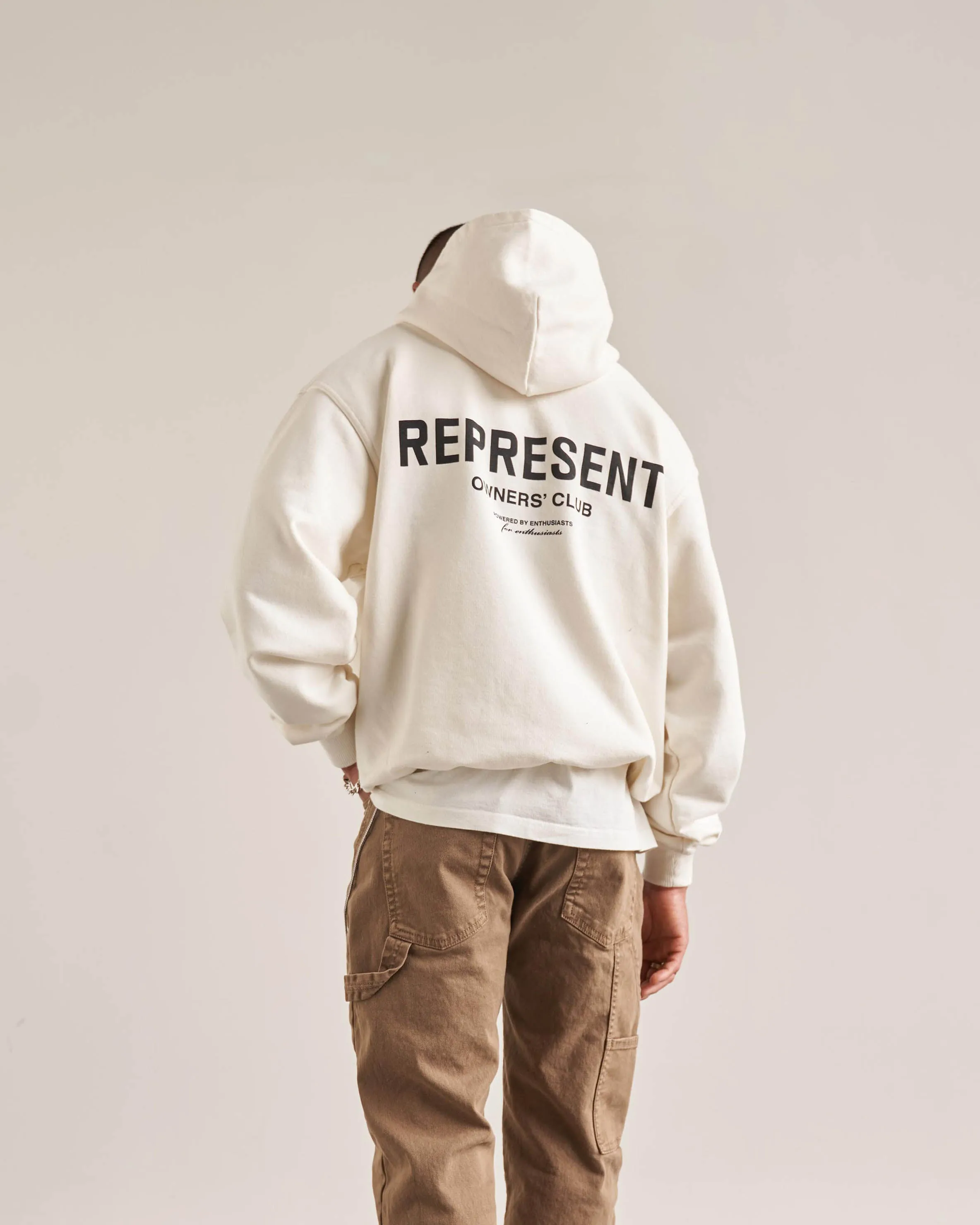 Represent Owners Club Hoodie - Flat White product gemstone luxury product birthday joy