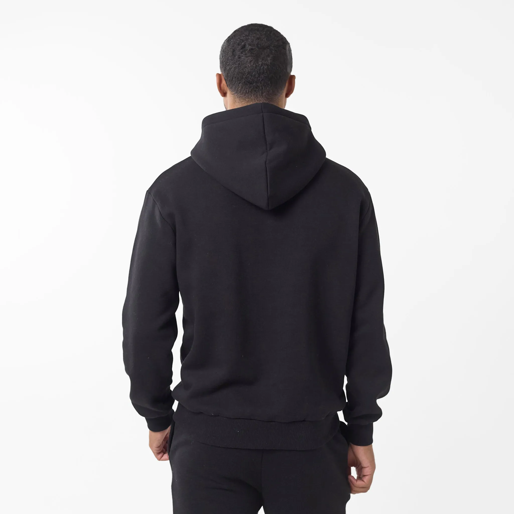 Embroidered Icon Hoodie | Black Camouflage Modern Bold