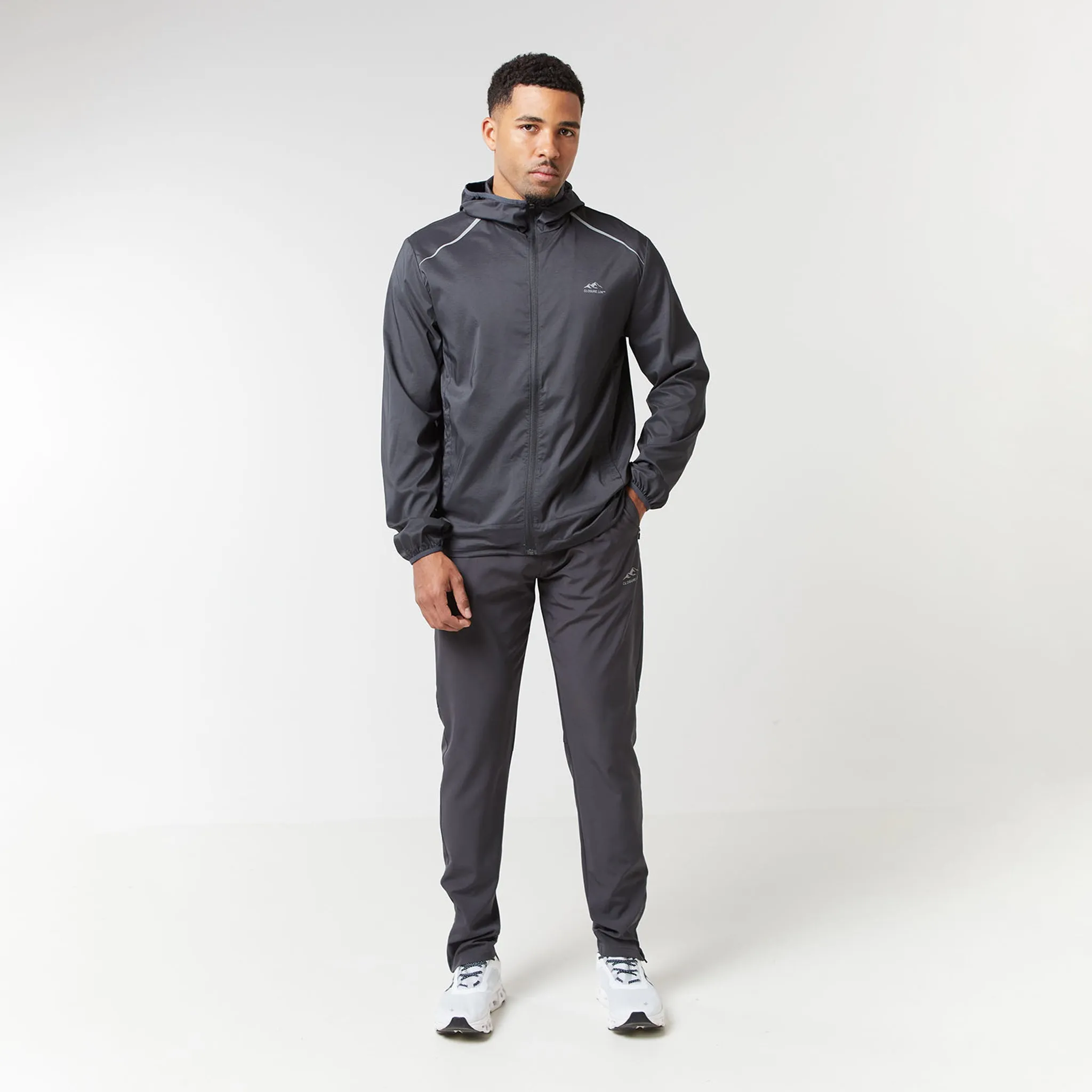 Airtight Fasteners Noise Free Zipper Core Windbreaker | Charcoal