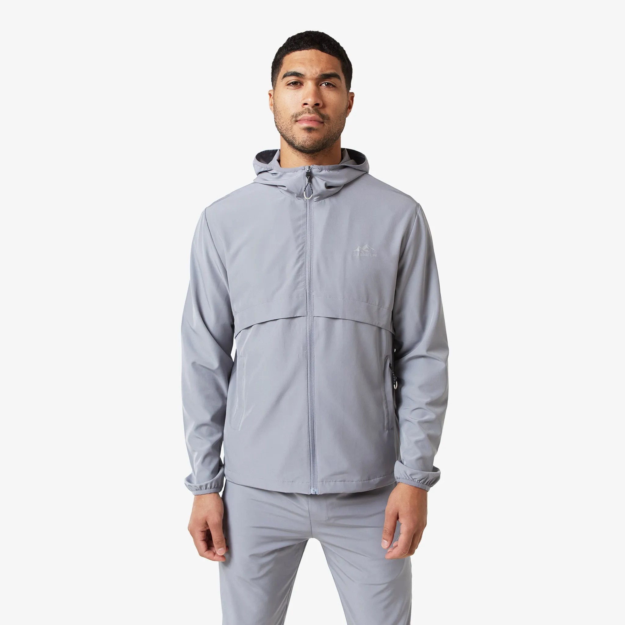 Light Outdoor Layer QuickAccess Pockets Core Windbreaker | Mid Grey