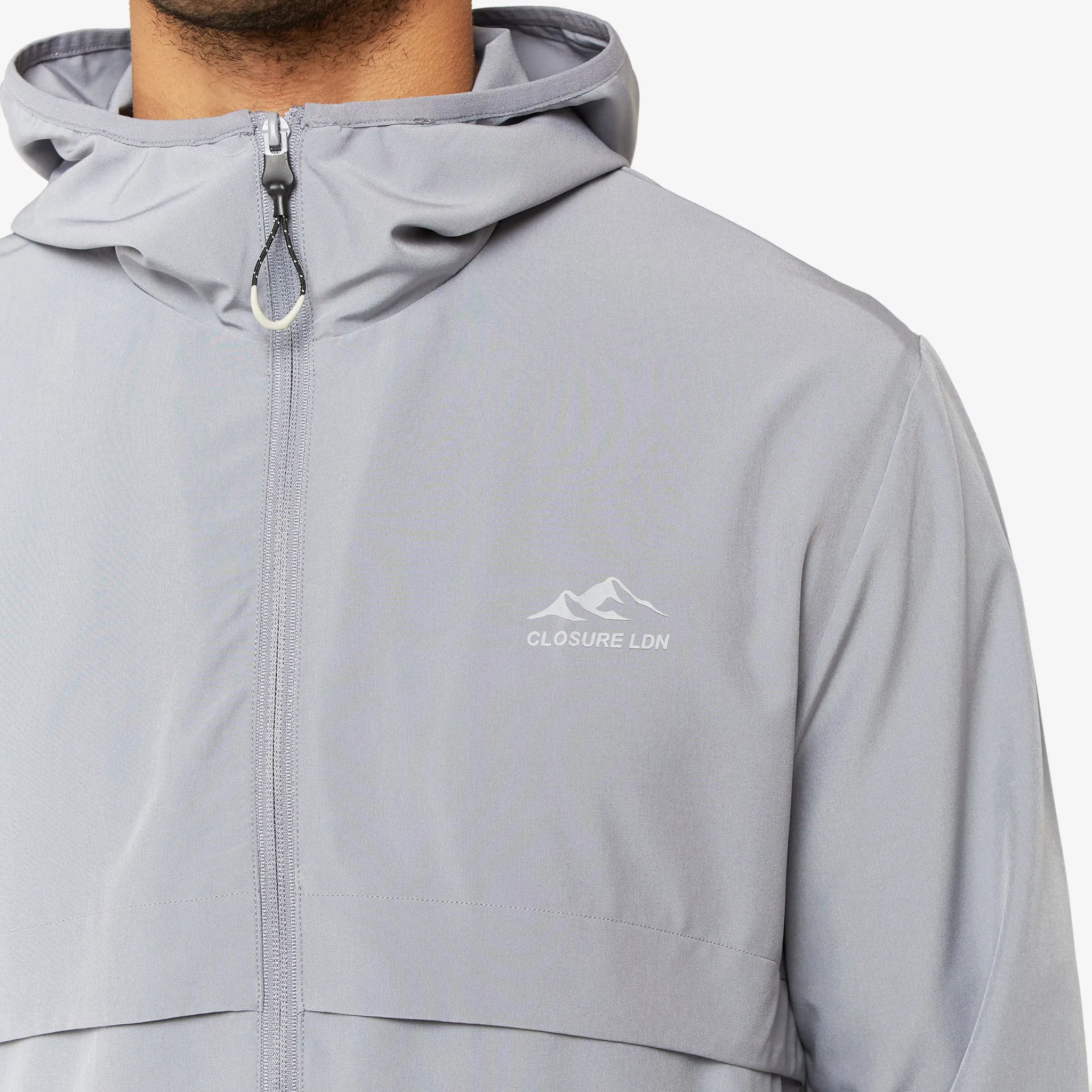 Odor Control Finish Core Windbreaker | Mid Grey