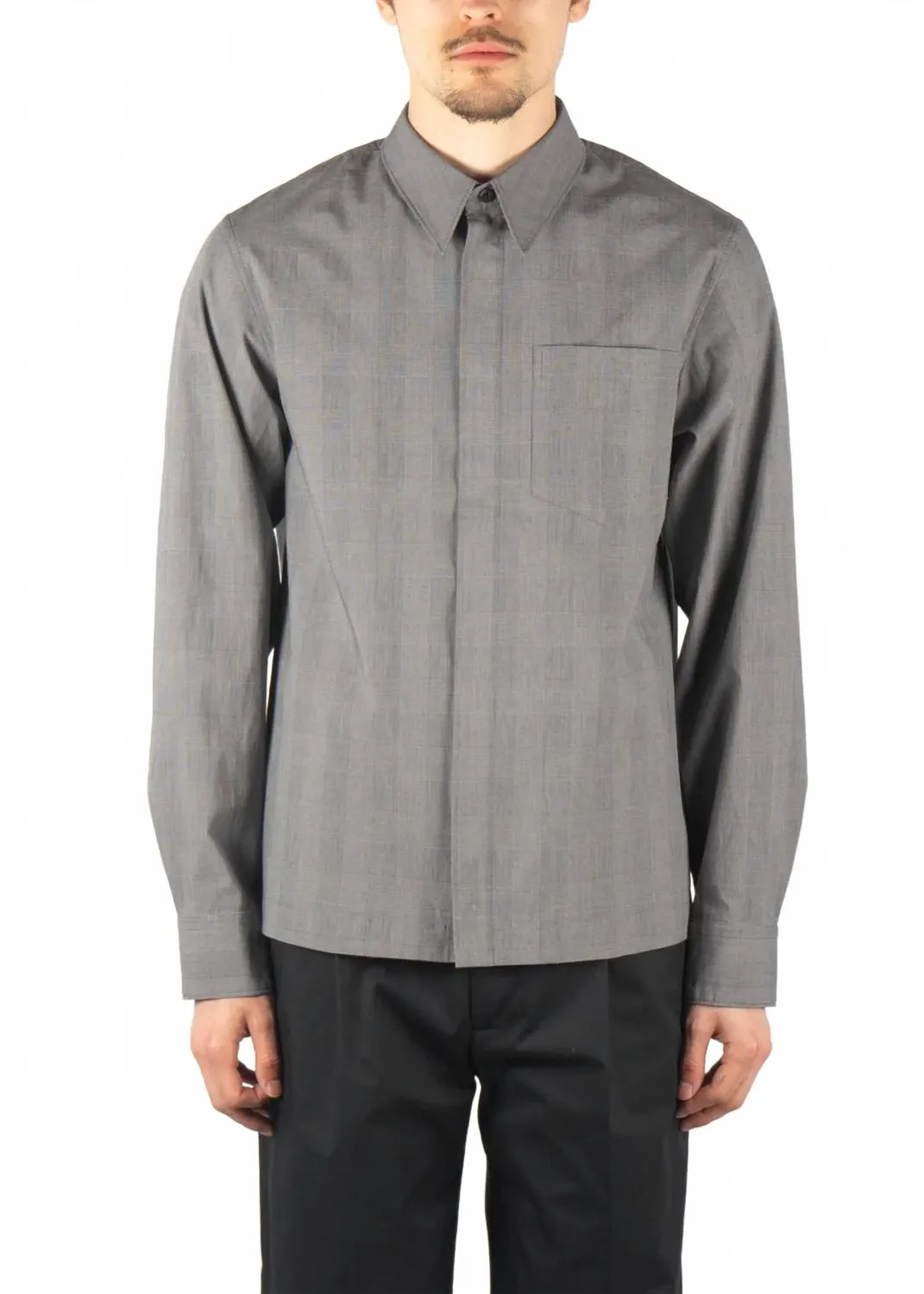 Corran Shirt In Grey Essential Wardrobe Layering Piece