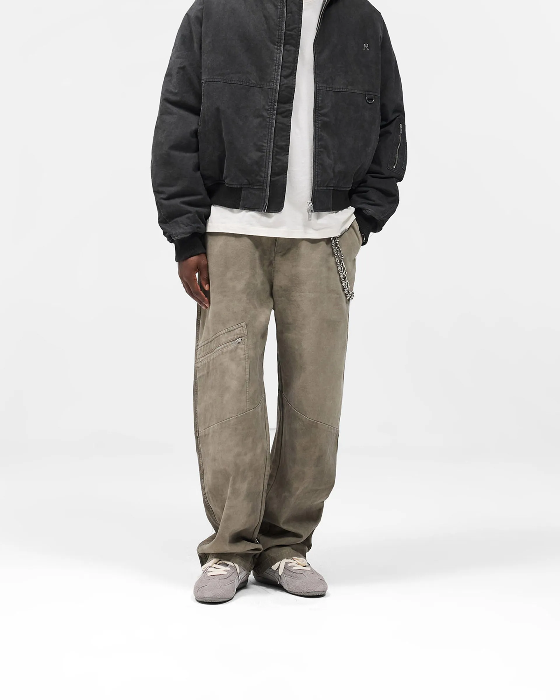 Cotton Workwear Pant - Dark Olive Outdoor Friendly Full Coverage