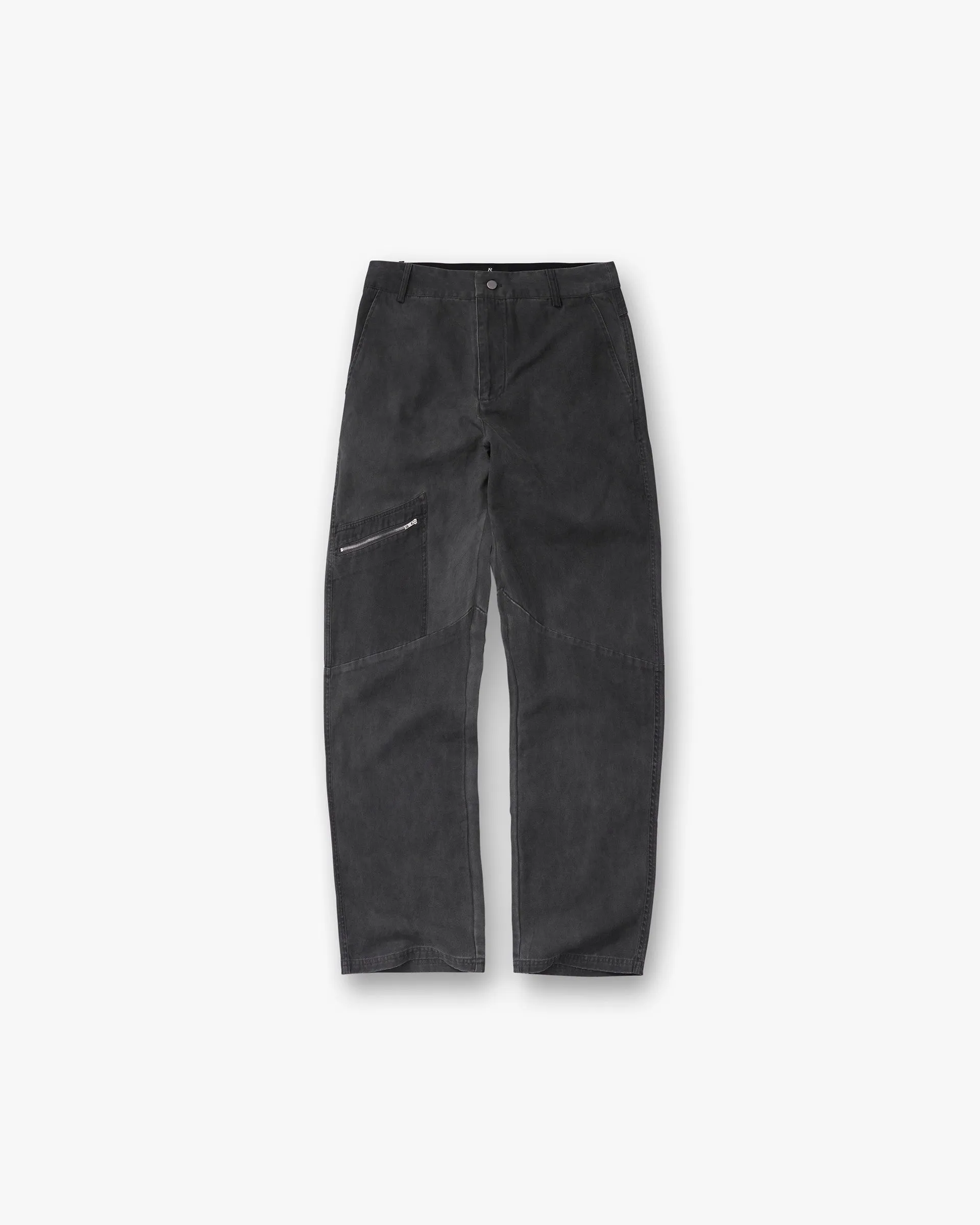 Cotton Workwear Pant - Washed Black Ripstop Fabric Technology Lightweight insulation