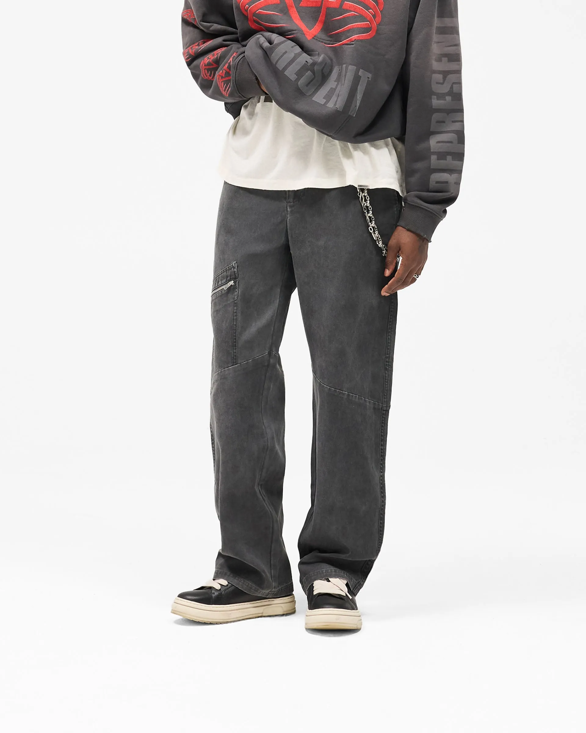 Ultimate Comfort Cotton Workwear Pant - Washed Black