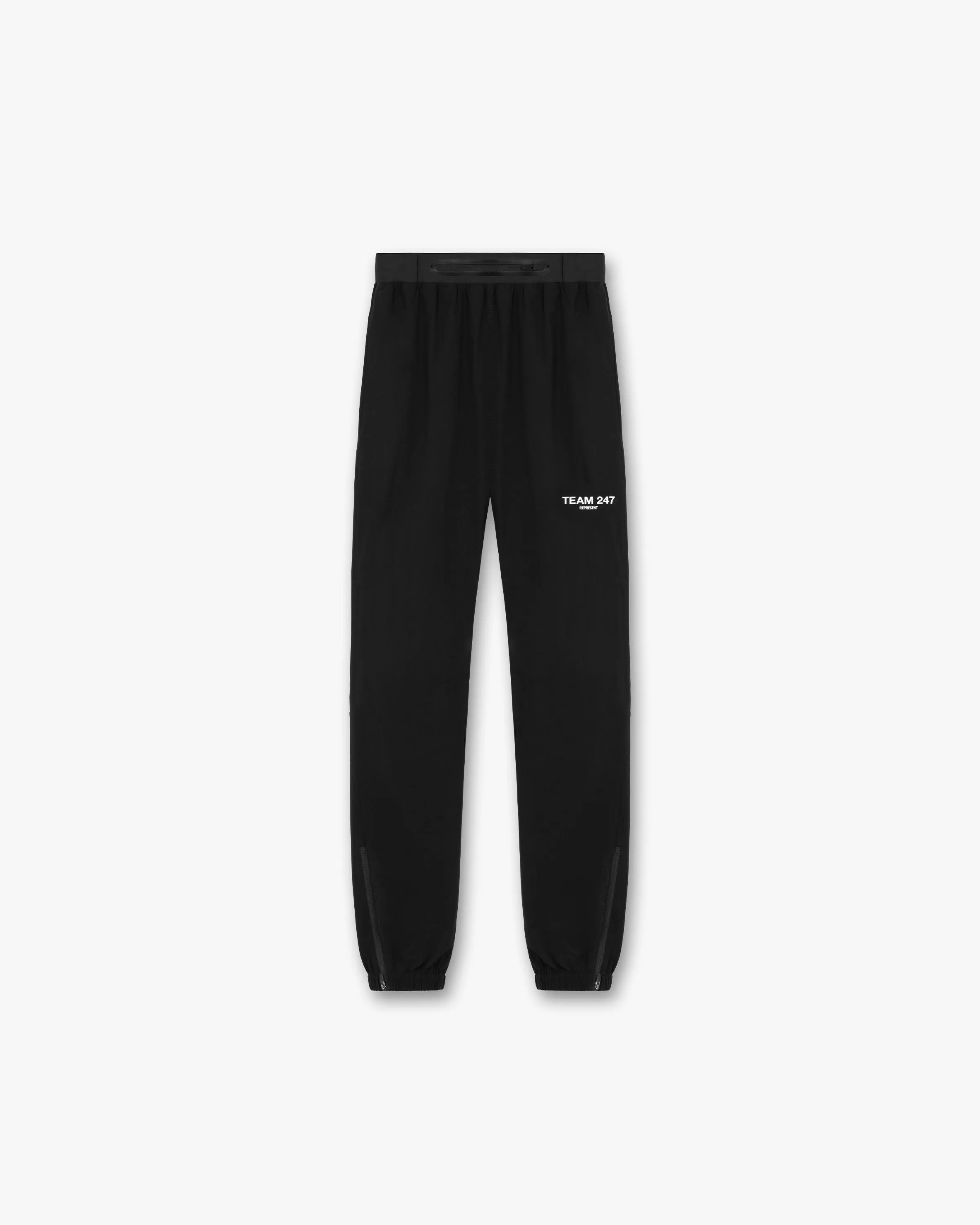 Minimalist Fit Hidden Zip Pockets Team 247 Training Pant - Black