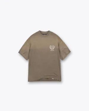 Crest T-Shirt - Dark Taupe Active Comfort Wear