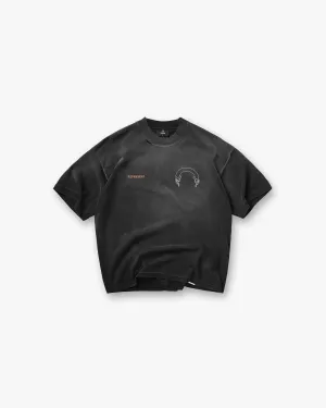 Represent Banner T-Shirt - Stained Black Comfortable apparel