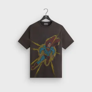 High Density Fabric Superman | Kith Lightning Bolt Tee - Black