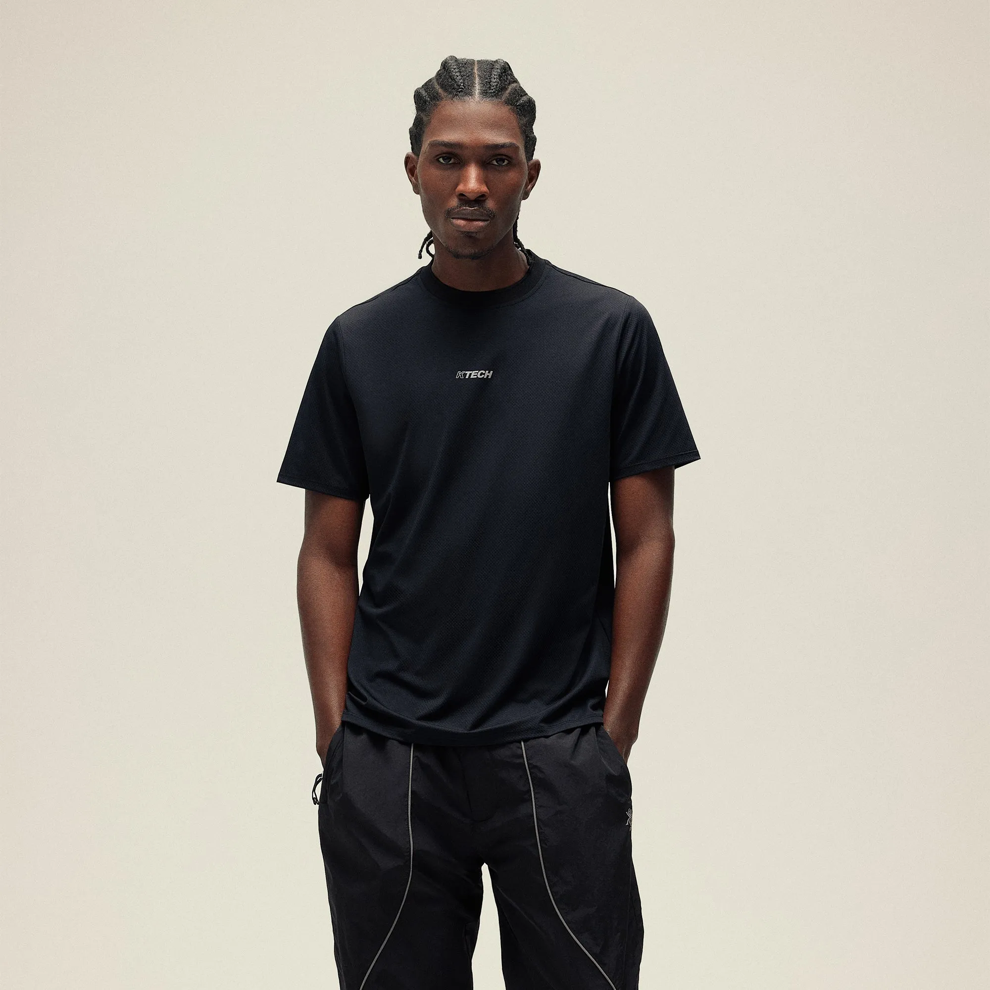 Wrinkle-Free mix and match Kith Honeycomb Tech Heathrow Tee - Black