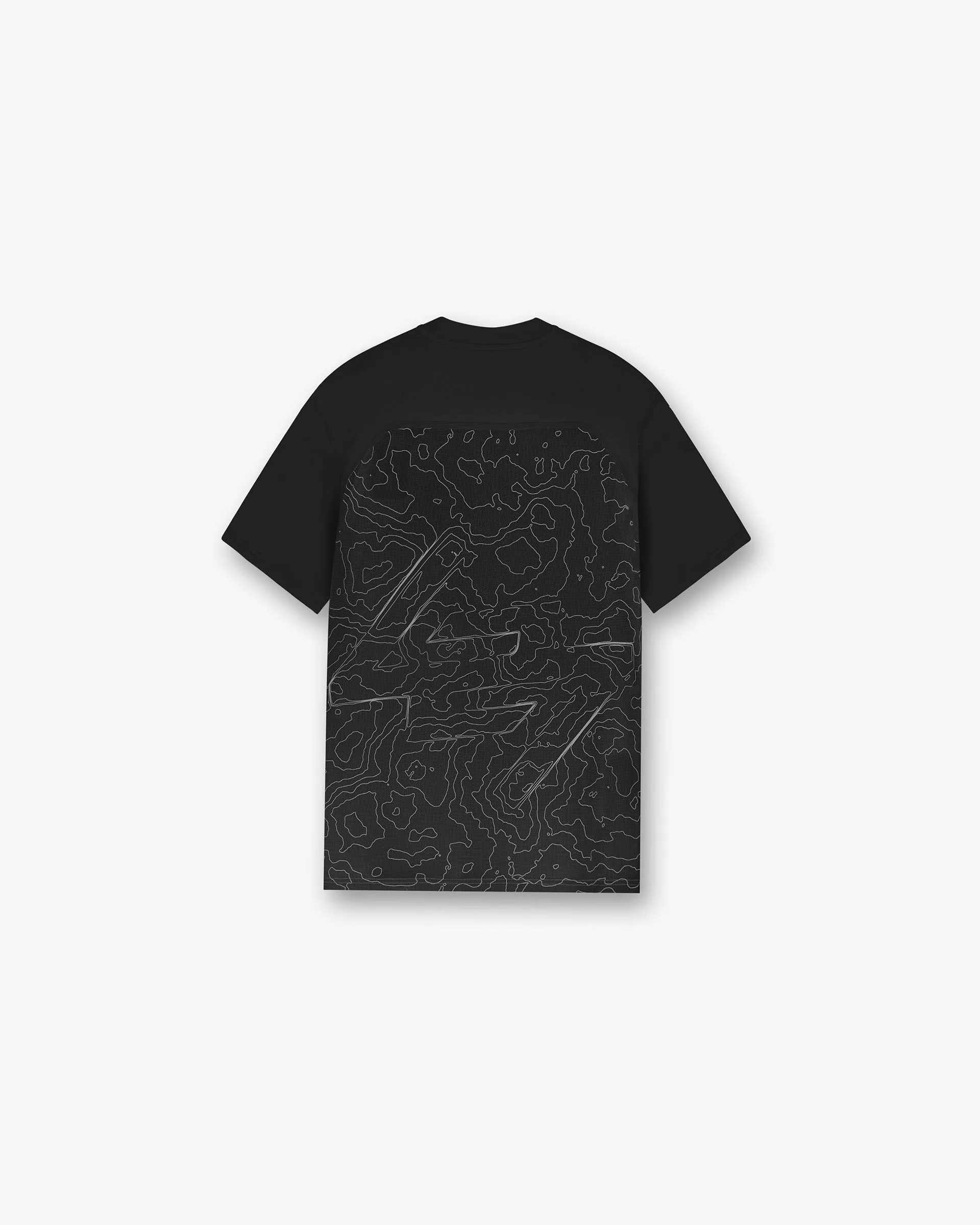 Compact Stitch Pattern 247 Contour Run T-Shirt - Black