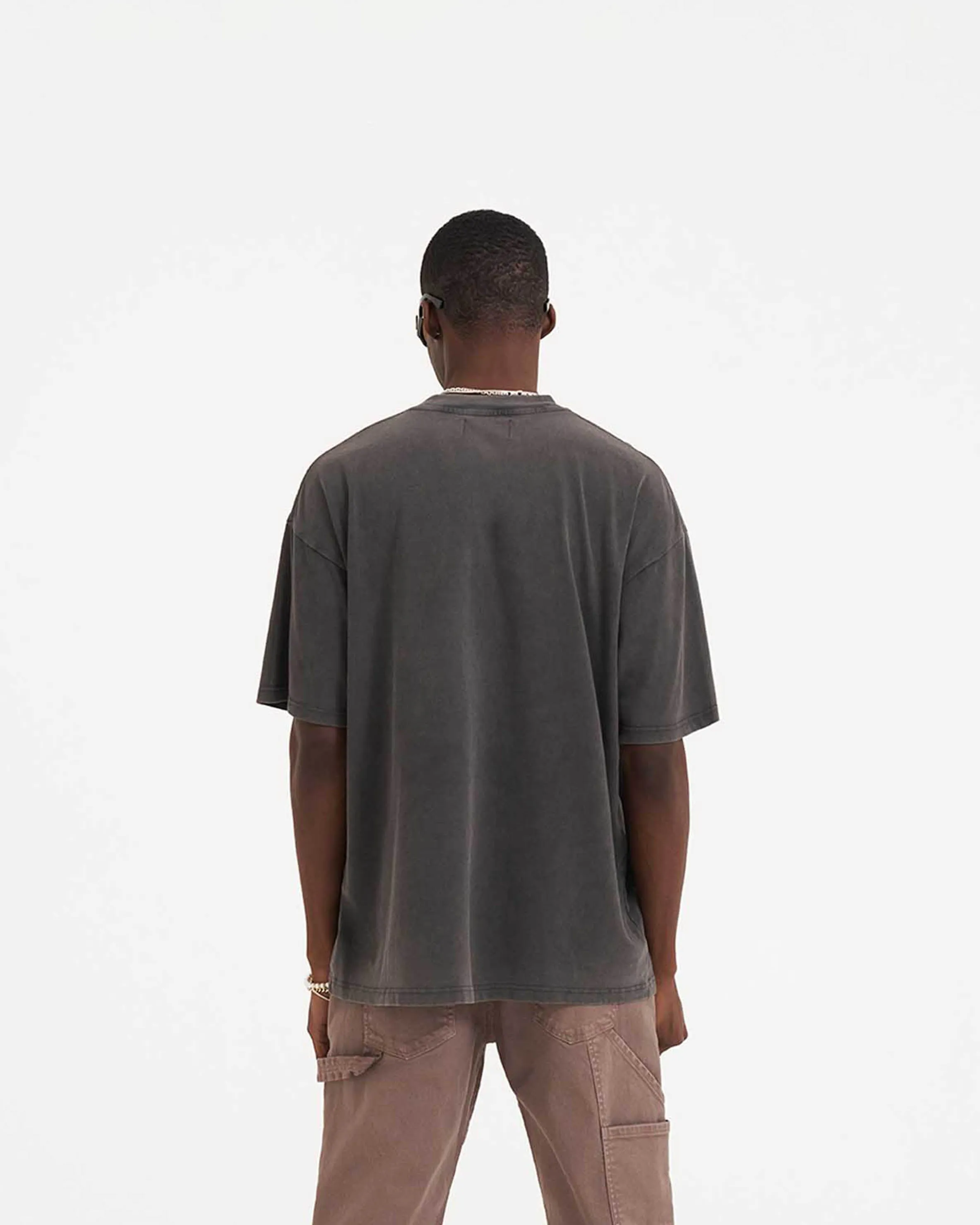 Shark Jaws T-Shirt - Vintage Grey TearResistant Fabric Casual Ease