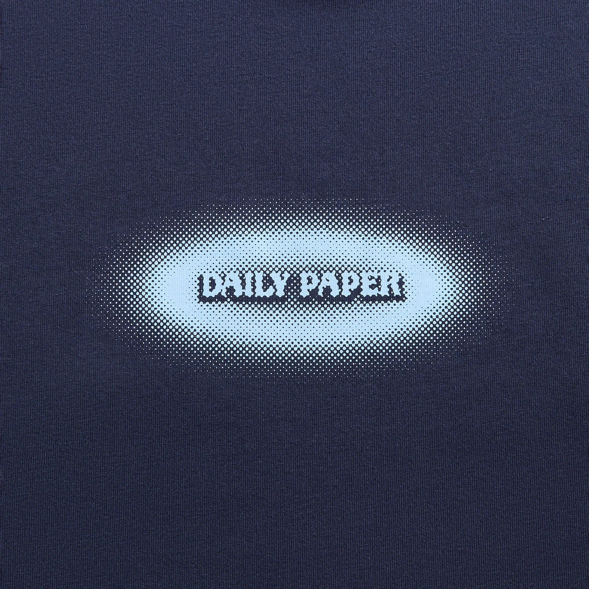 Daily Paper Dotted Logo Tee - Martime Blue Outdoor Trend Look Travel convenience