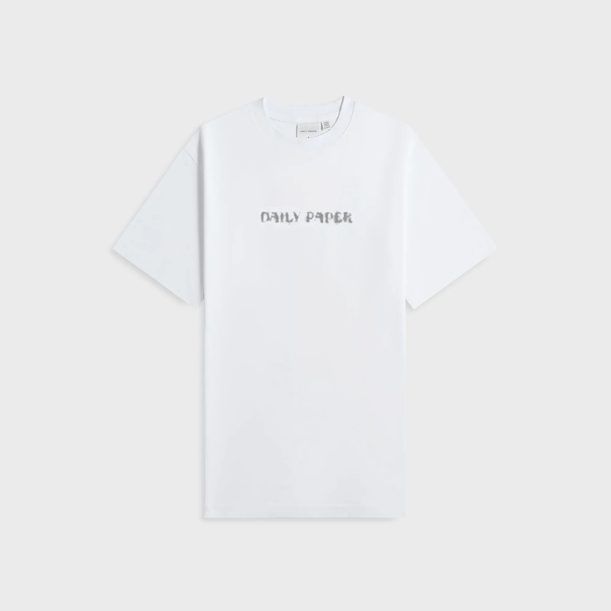 Daily Paper Shield Focus Tee - White Buttery Soft Fabric