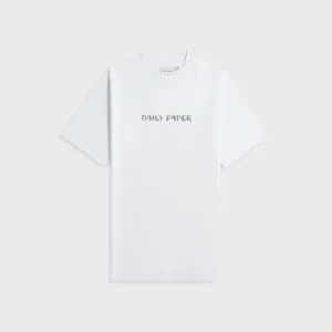 Daily Paper Shield Focus Tee - White Buttery Soft Fabric