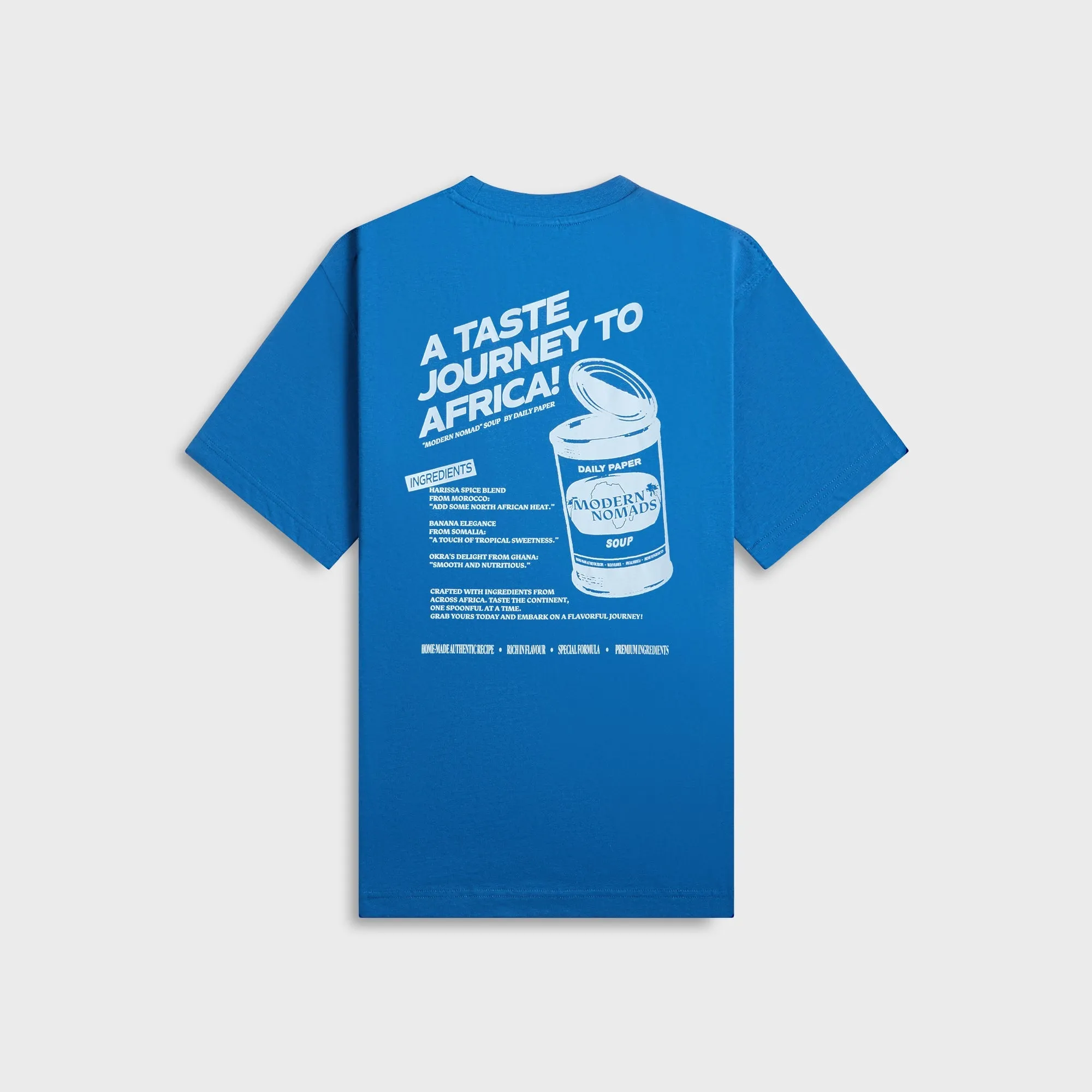 Daily Paper Soup Tee - True Blue Affordable accessibility Casual everyday wear
