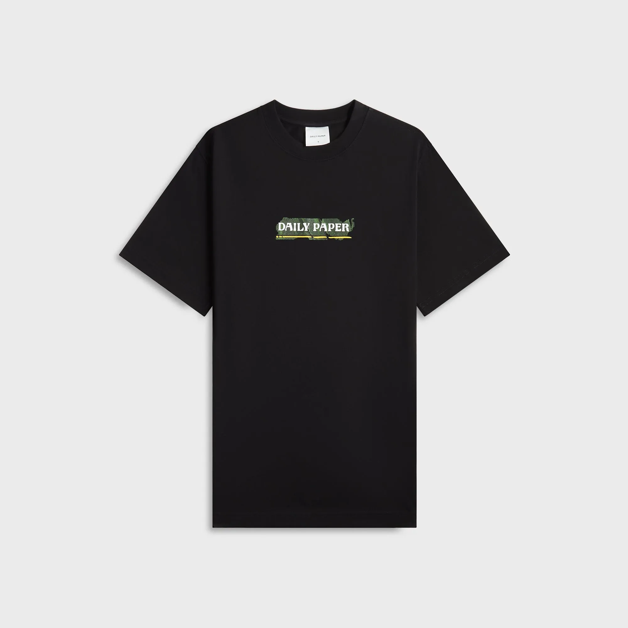Daily Paper Sticker Tee - Black WrinkleResistant