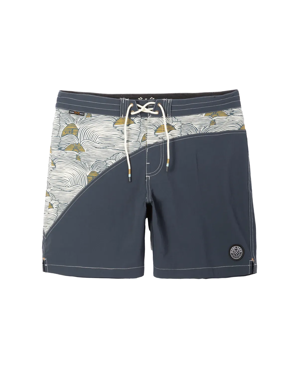 Dark Seas Mens Boardshorts Aliso 18" Rubberized Waistband Flex Style