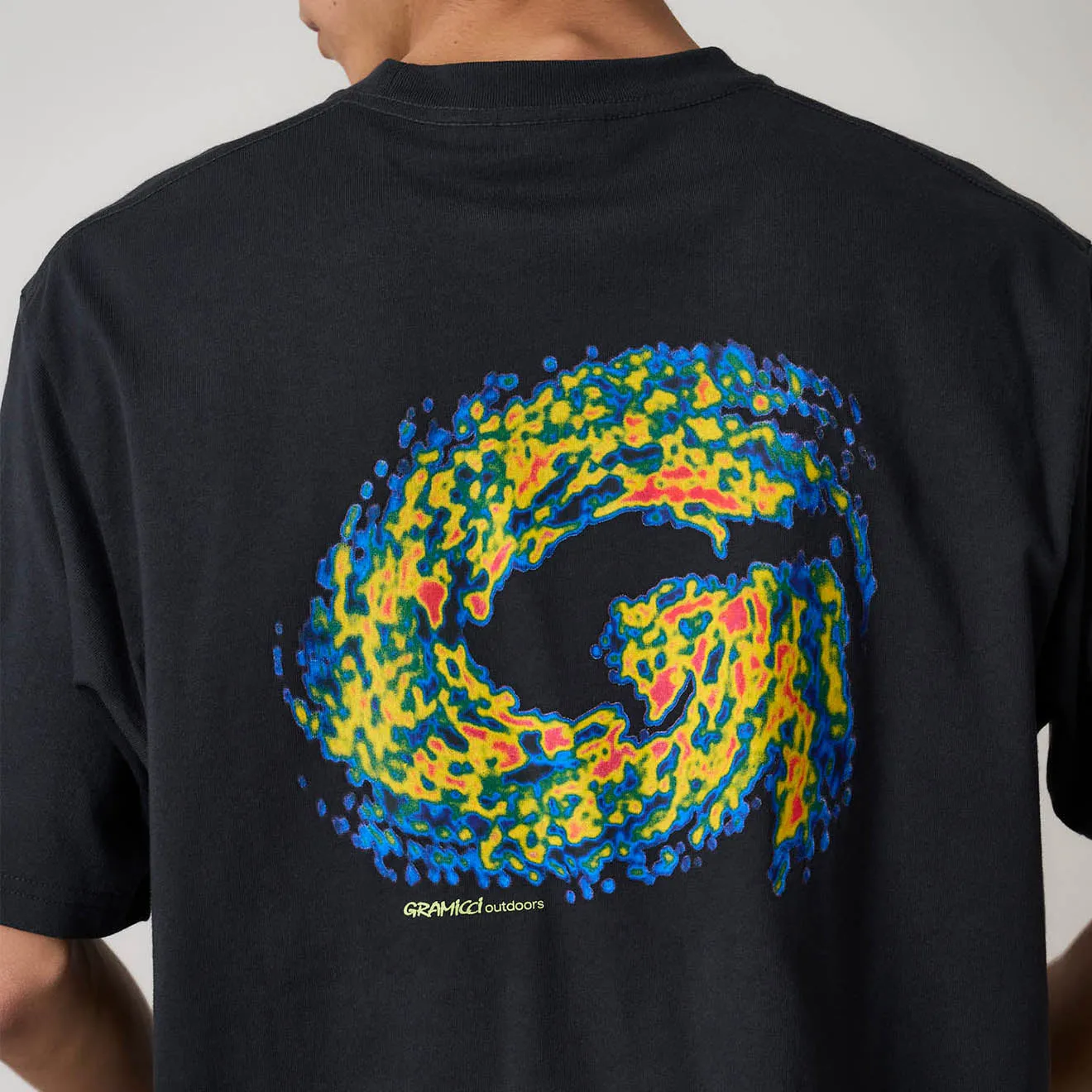 Gramicci Hurricane Tee Vintage Black Casual Must-Have Durable Wear