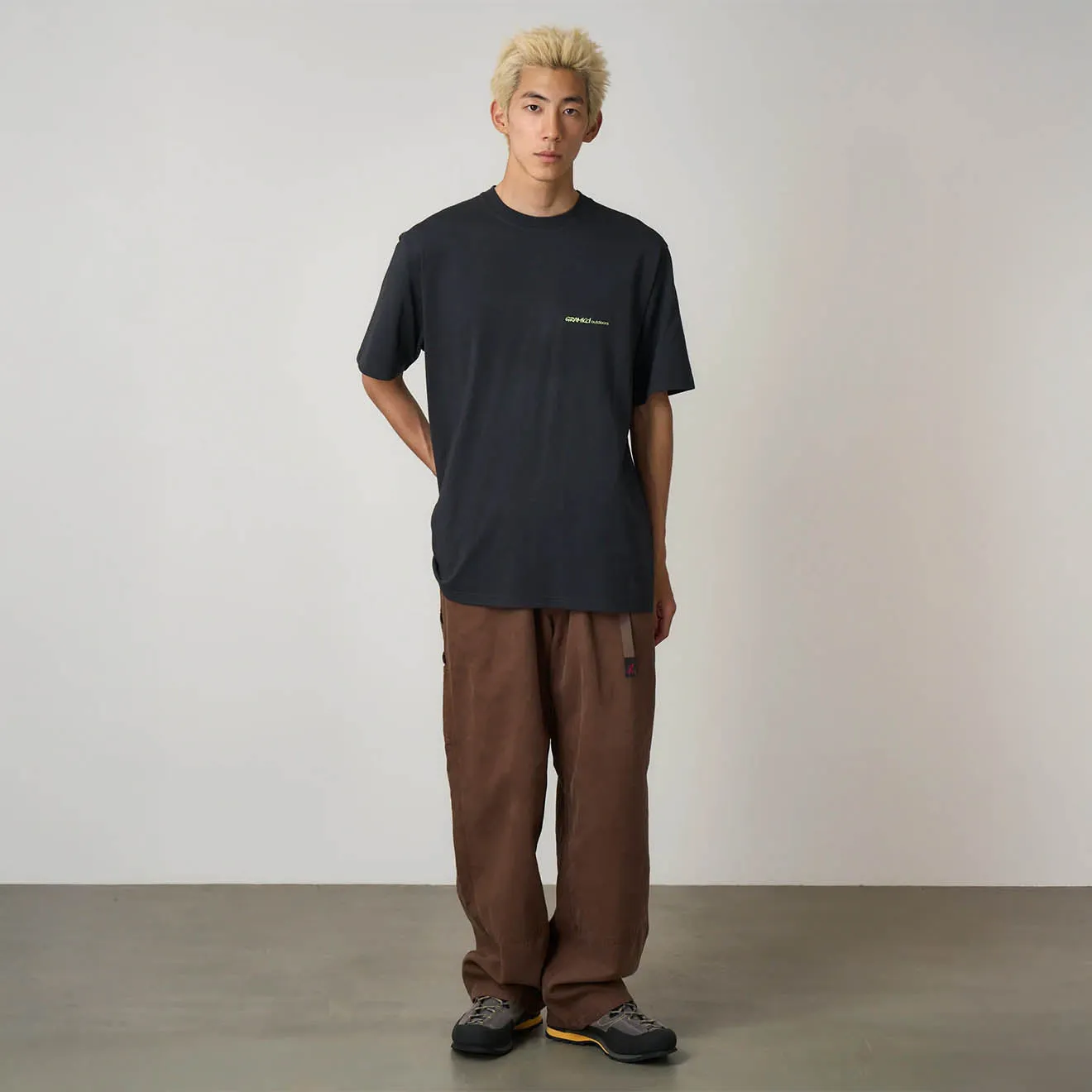 Gramicci Hurricane Tee Vintage Black Chic Look Scoop neck femininity