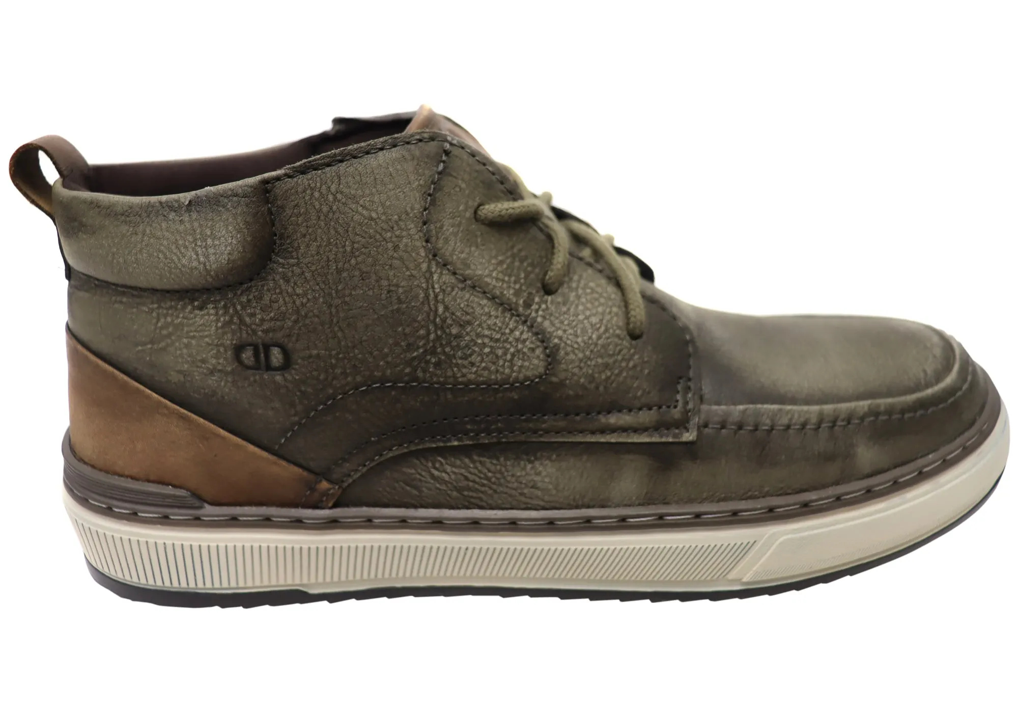 Democrata Zenith Mens Brazilian Comfortable Leather Lace Up Boots Feather Light Outdoor Trek puncture resistant