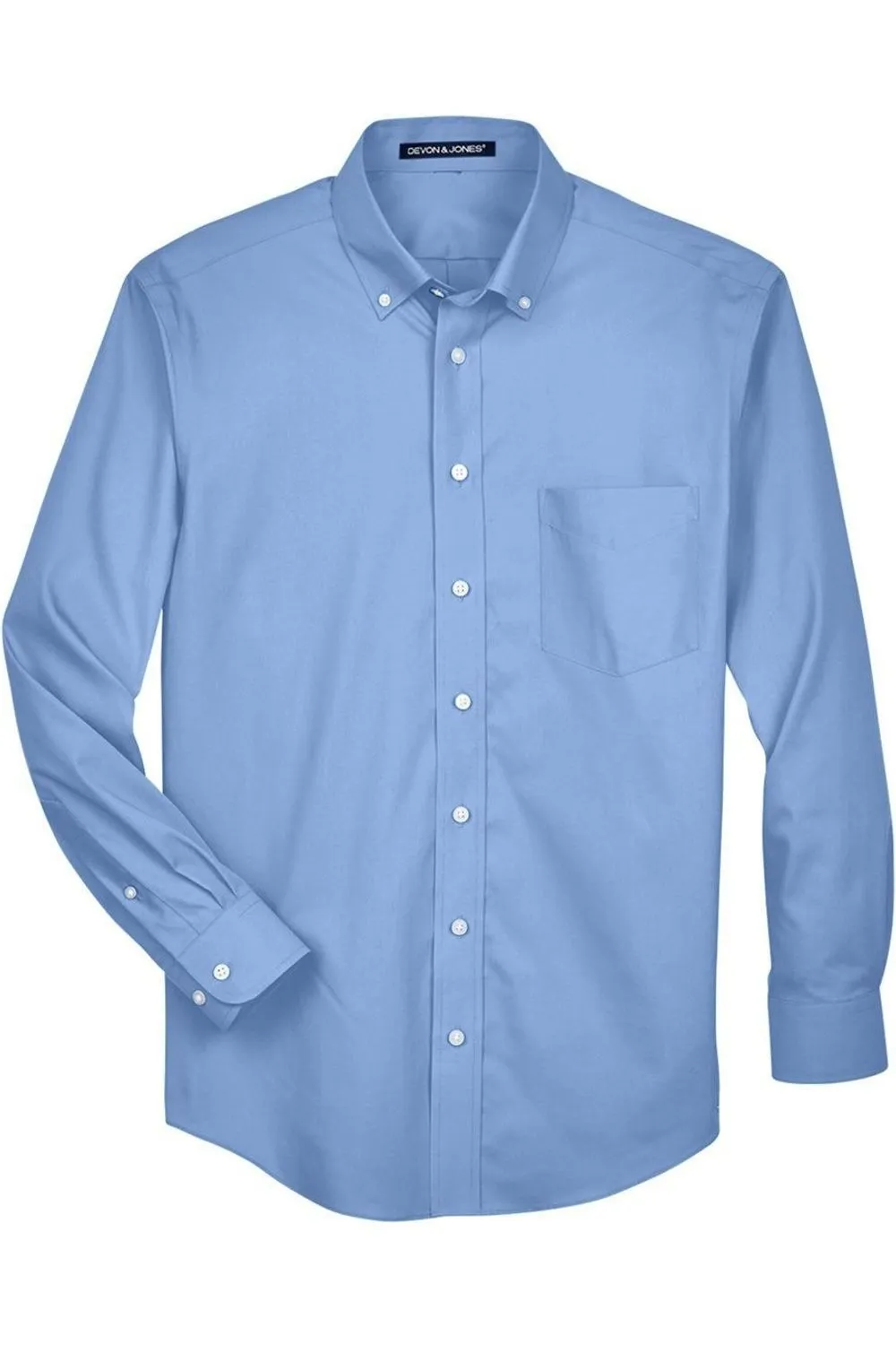 Devon & Jones Crown Collection Oxford Woven Dress Shirt Cozy Option Unisex Choice