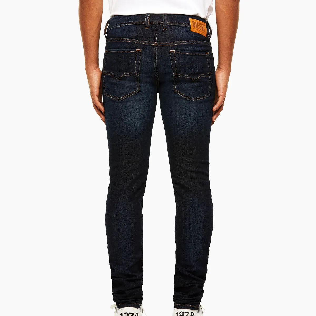 Diesel - Sleenker-X 009EY Skinny Jeans in Navy Modern Minimalist Creative Look Street Fashion Affordable