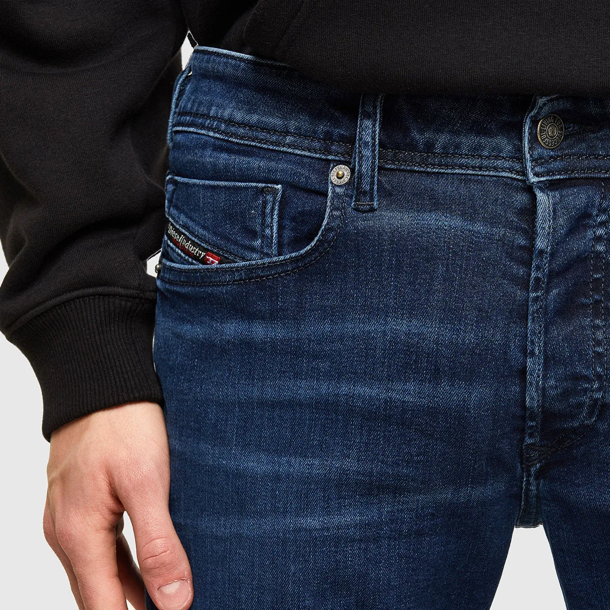 Everyday Comfort Wear Versatile Design Diesel - Sleenker-X 009QI Skinny Jeans in Dark Blue