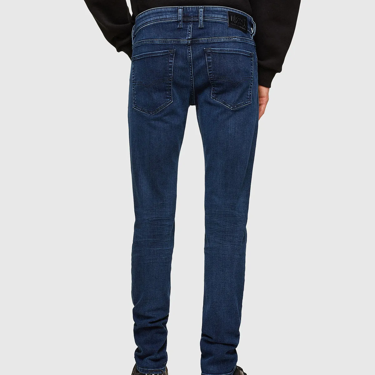Office Casual Diesel - Sleenker-X 009QI Skinny Jeans in Dark Blue