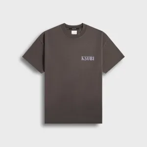 Ksubi Engine Ekcess Tee - Charcoal Tagless Design