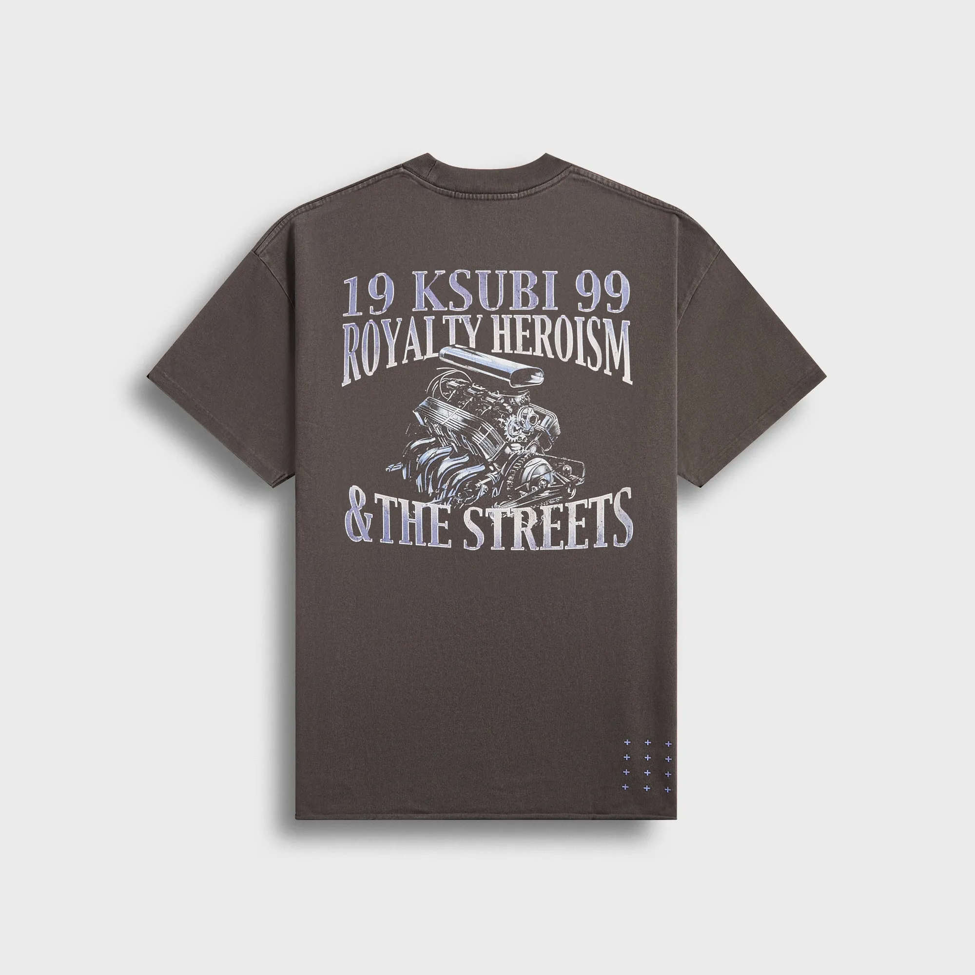Ksubi Engine Ekcess Tee - Charcoal Light Trend