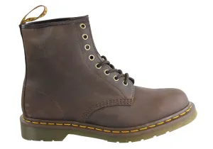 Dr Martens 1460 8 Up Gaucho Crazy Horse Unisex Boots Cushion Build