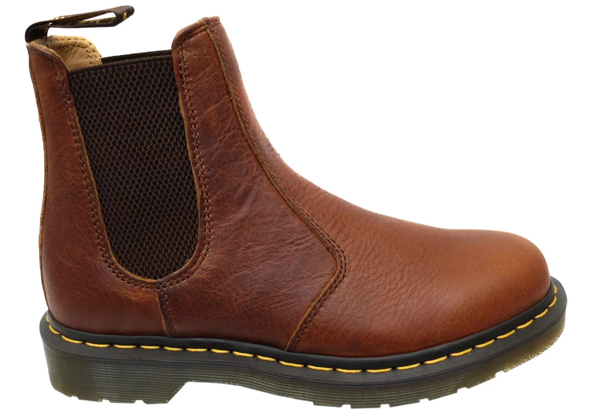 LaceUp Dr Martens 2976 Cashew Ambassador Unisex Leather Chelsea Boots