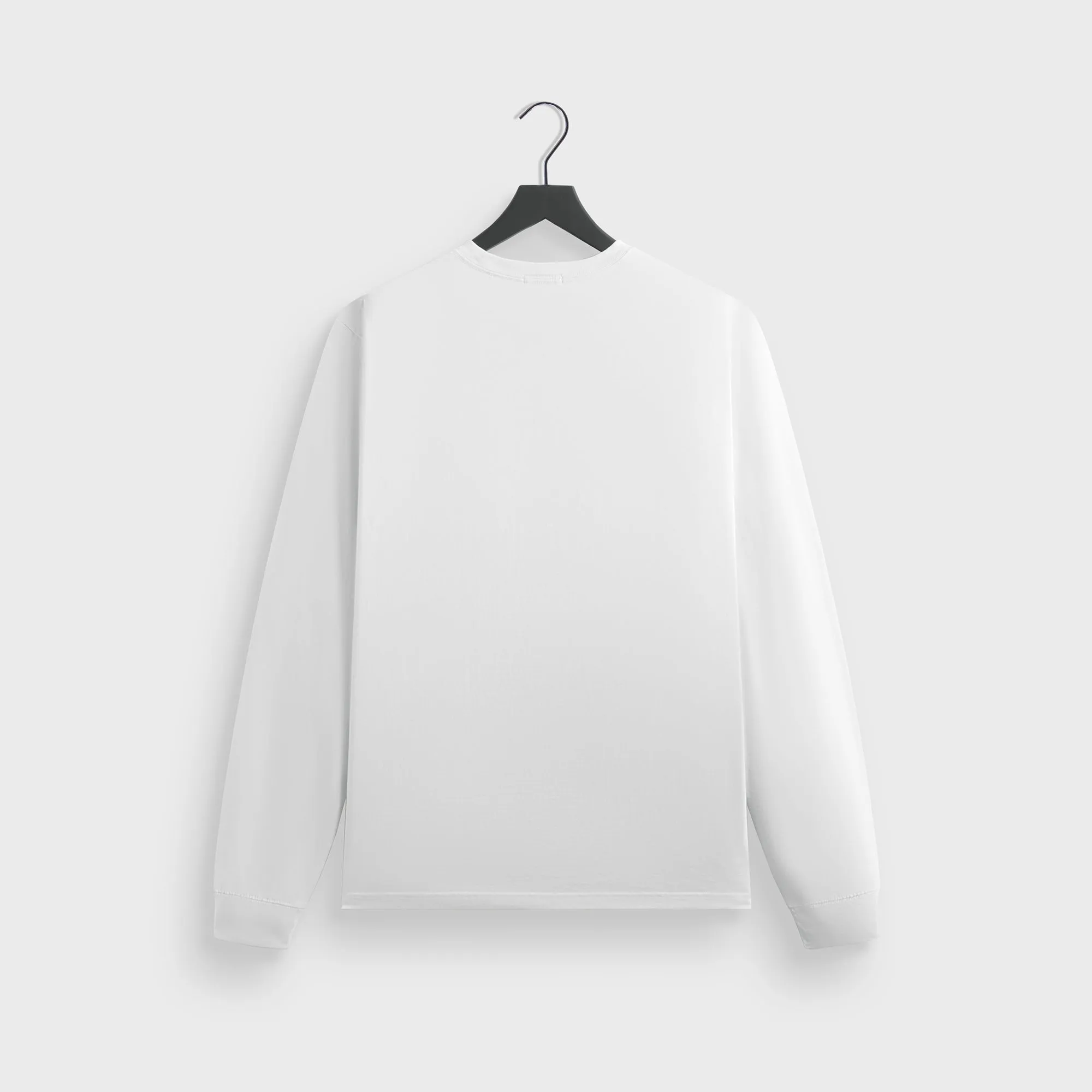 Kith Long Sleeve Vintage Tee - White Sleek Fit Party fun