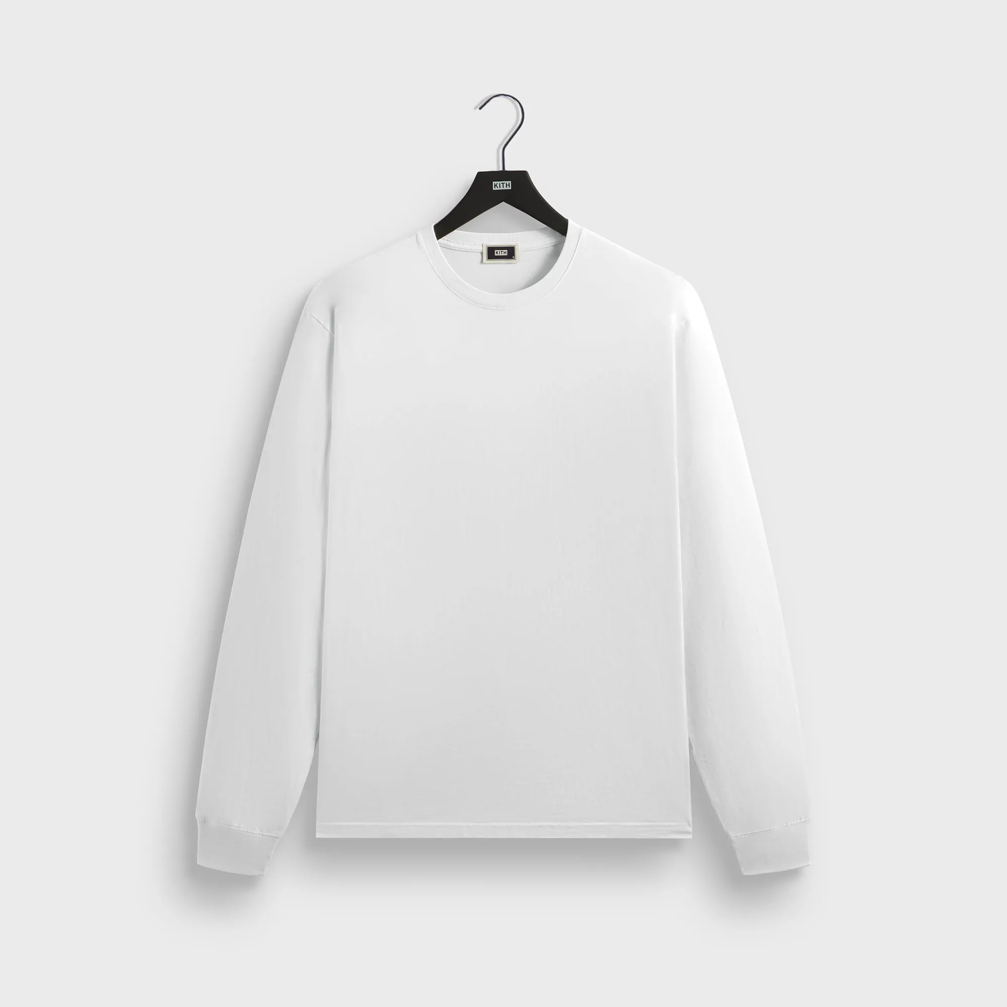 Trendy Vibes Kith Long Sleeve Vintage Tee - White