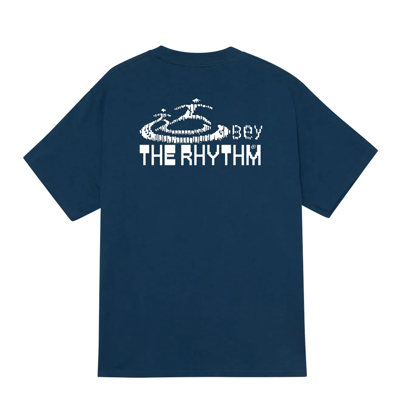 Obey The Rhythm S/S Tee Harbor Blue Relaxed Armhole Cut