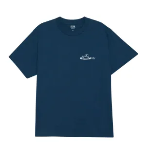 Obey The Rhythm S/S Tee Harbor Blue Comfort Waist