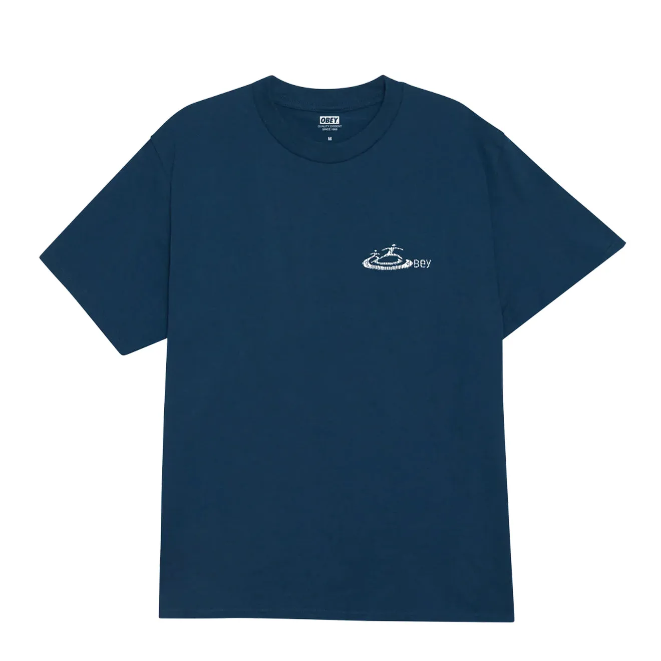 Obey The Rhythm S/S Tee Harbor Blue Comfort Waist