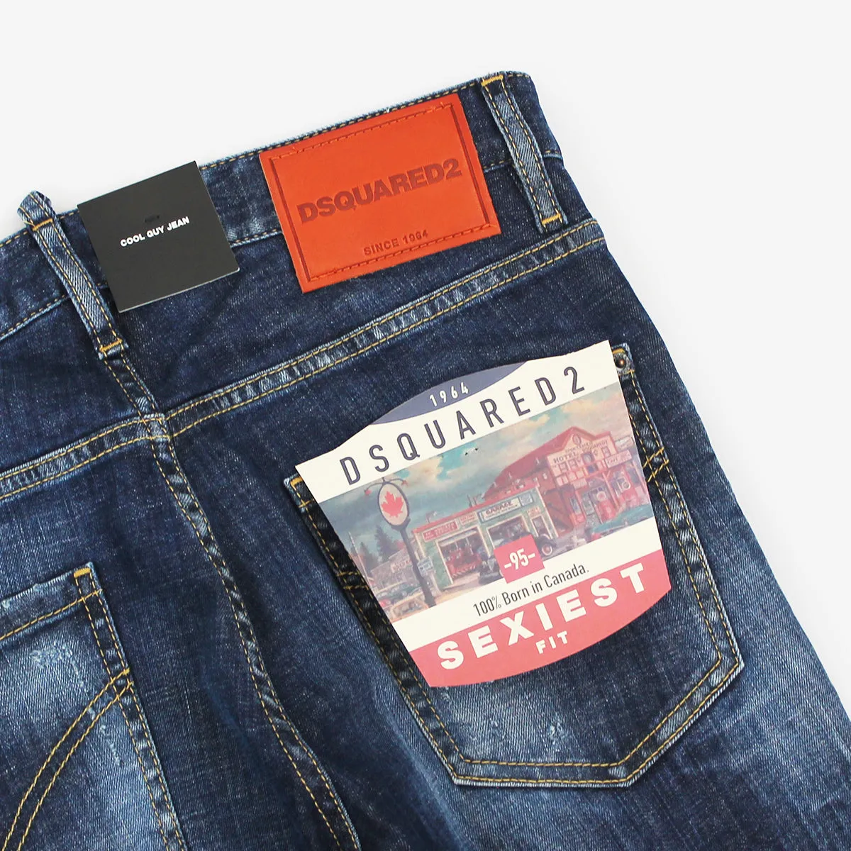 Simple Attire DSQUARED2 - Cool Guy Jeans in Distressed Blue