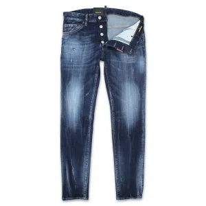 Chic Silhouette DSQUARED2 - Dark 4 Wash Cool Guy Jeans in Blue