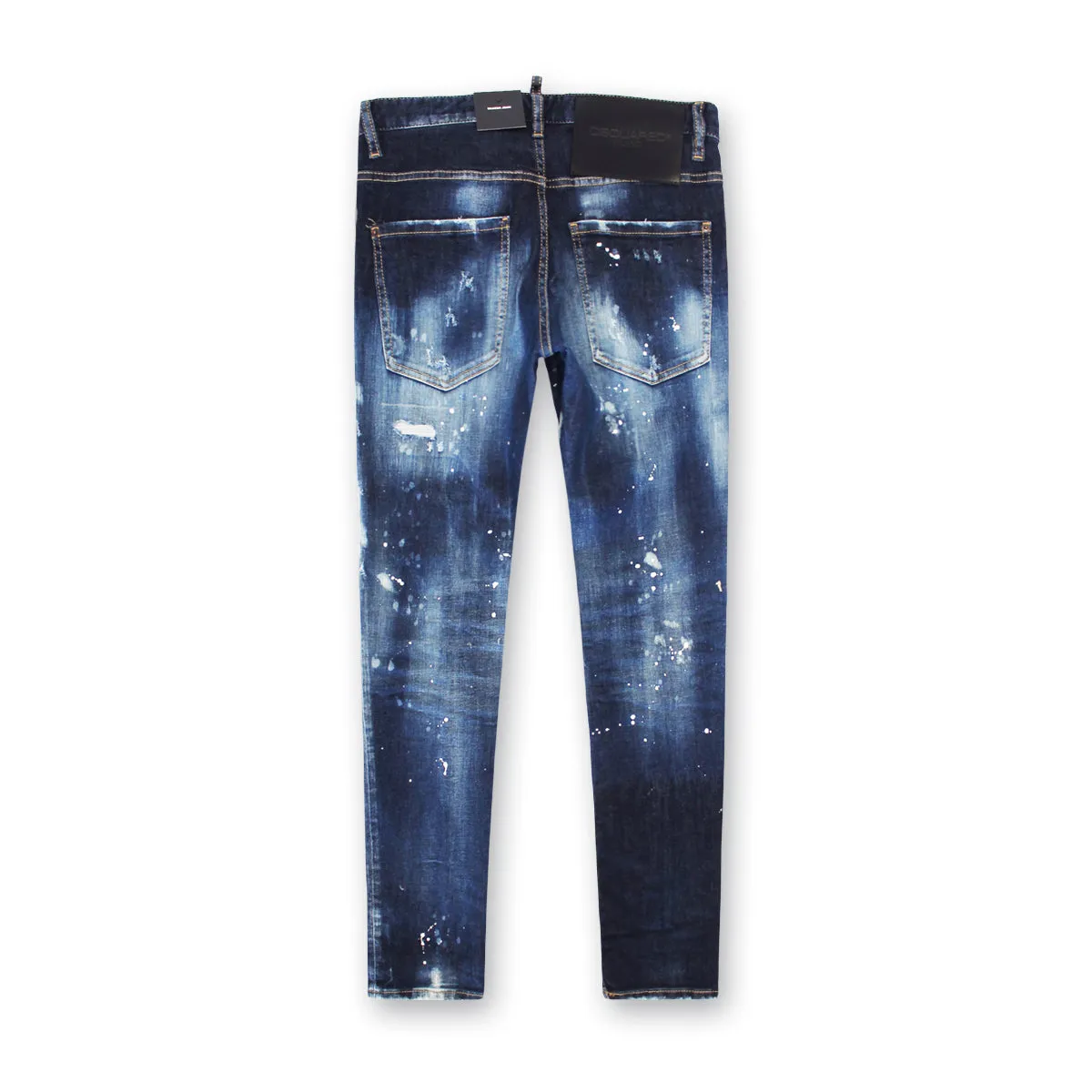 Fits Everyone Travel Outfit Professional Wear DSQUARED2 - Snowboard Wash Skater Jeans in Dark Blue
