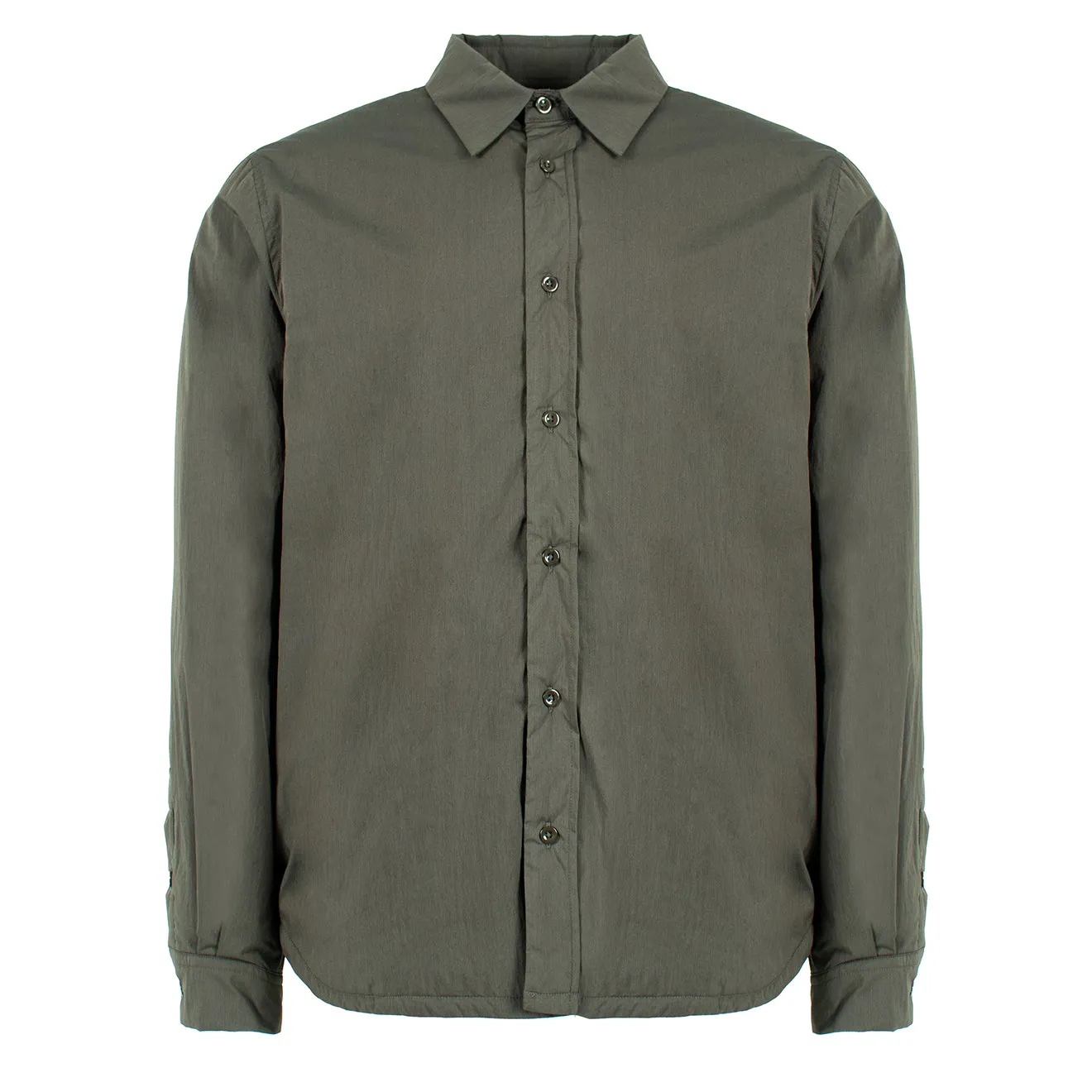 Coastal Vibes Sustainable Weave Ten C L/S Quited Camicia Imbottita Manica Shirt Green