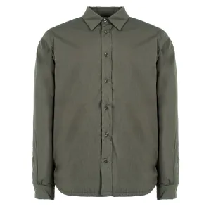 Coastal Vibes Sustainable Weave Ten C L/S Quited Camicia Imbottita Manica Shirt Green