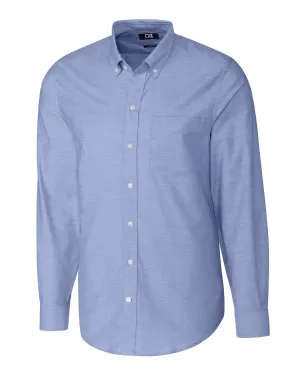 Fashion Forward Design Cutter & Buck Stretch Oxford Mens Long Sleeve Dress Shirt