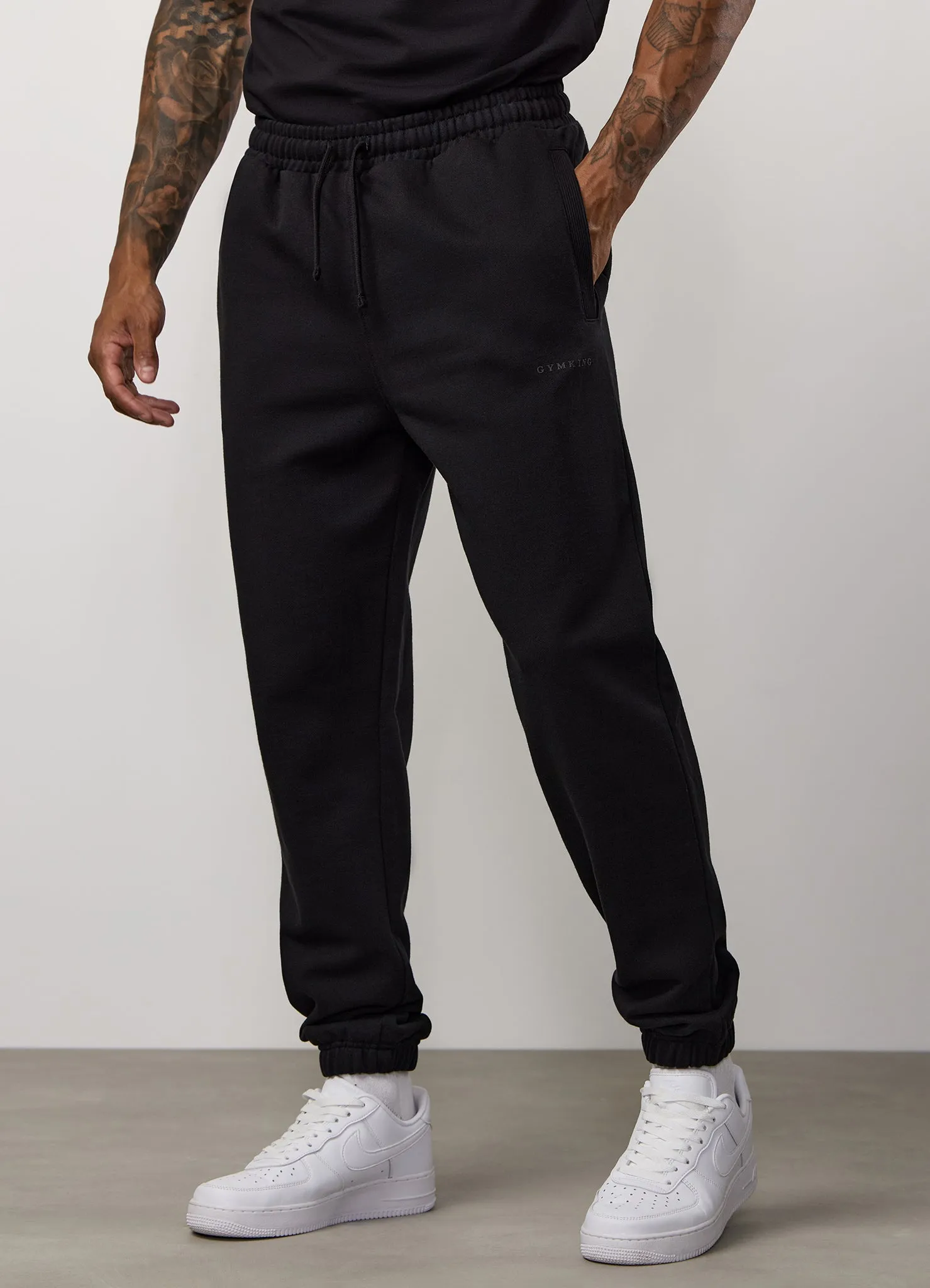 Outdoor Essentials Layer Comfort Gym King Linear Loopback Jogger - Black