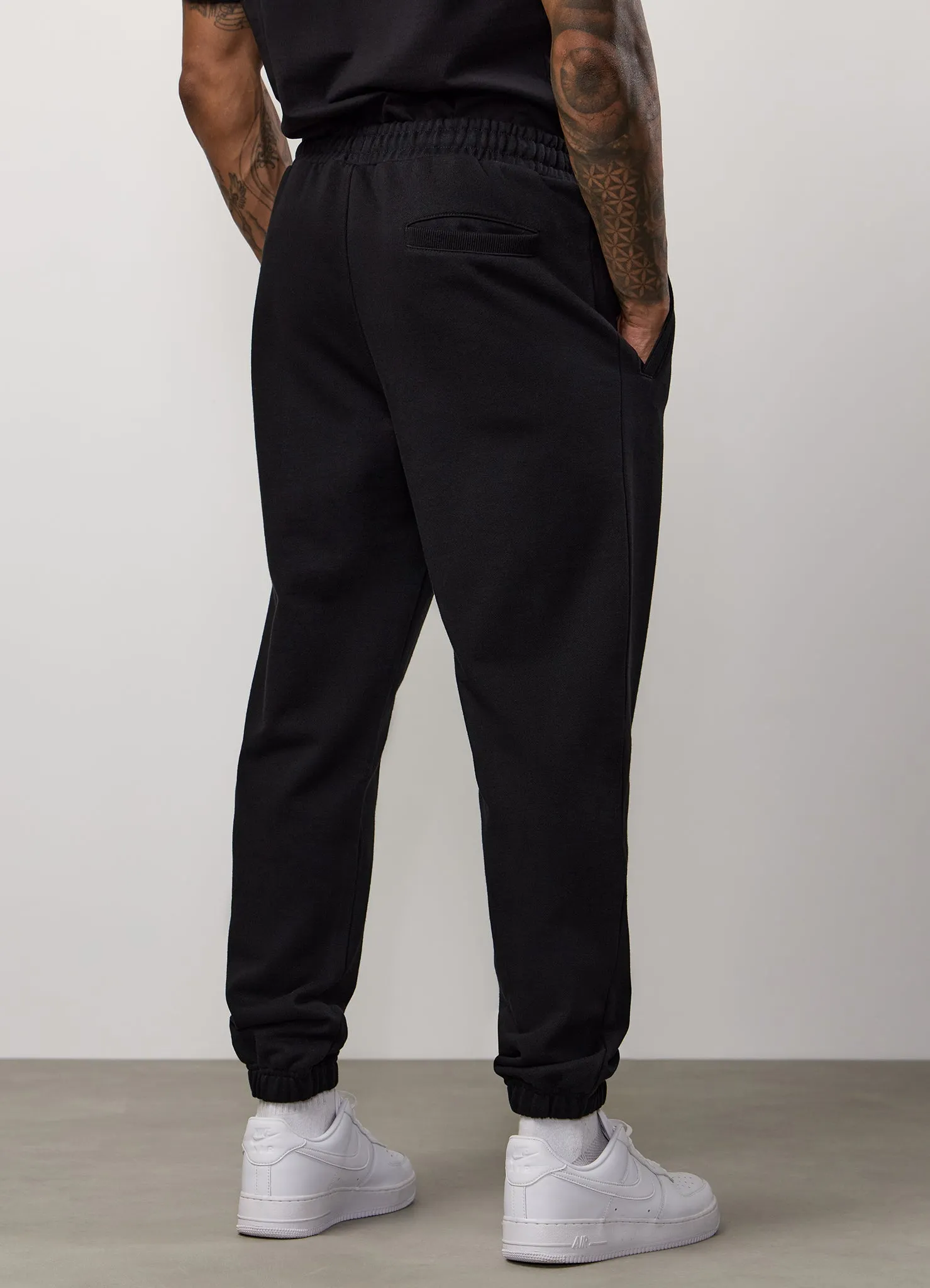Gym King Linear Loopback Jogger - Black Casual Edge