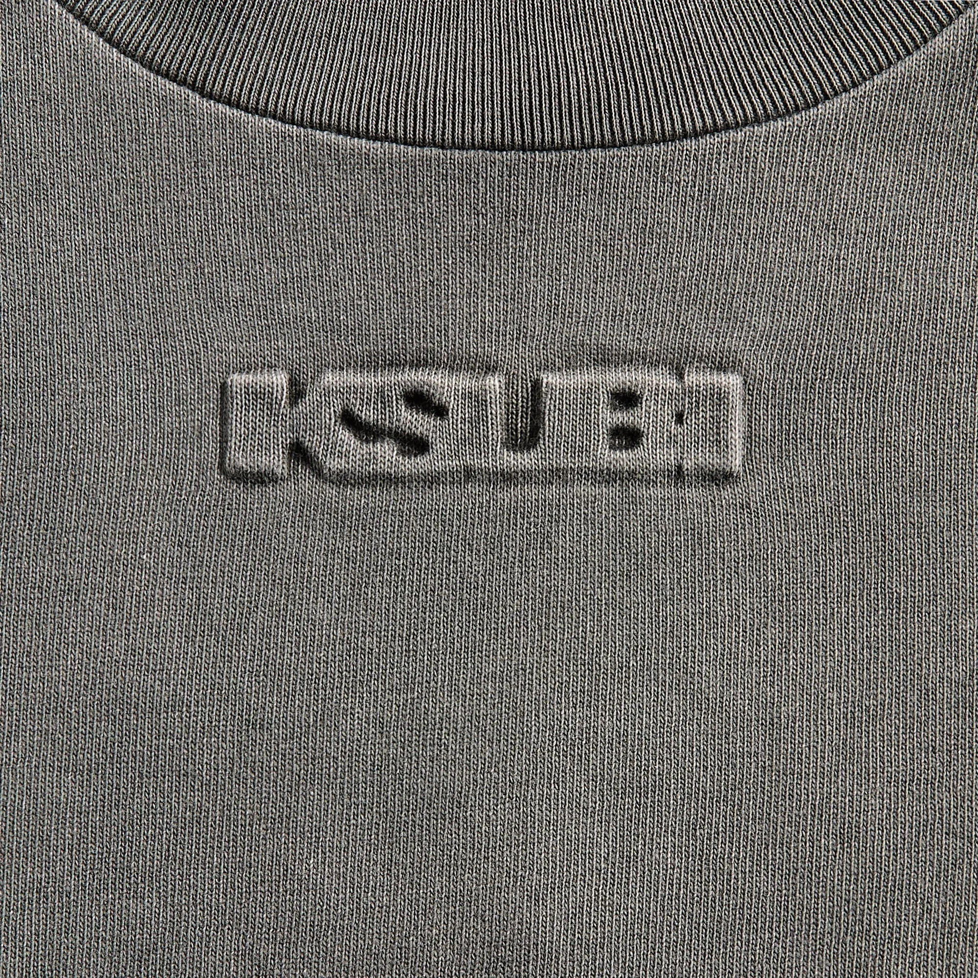 Ksubi Intruder Ekcess Short Sleeve Tee - Charcoal Trendy Vibes Wear Casual Active