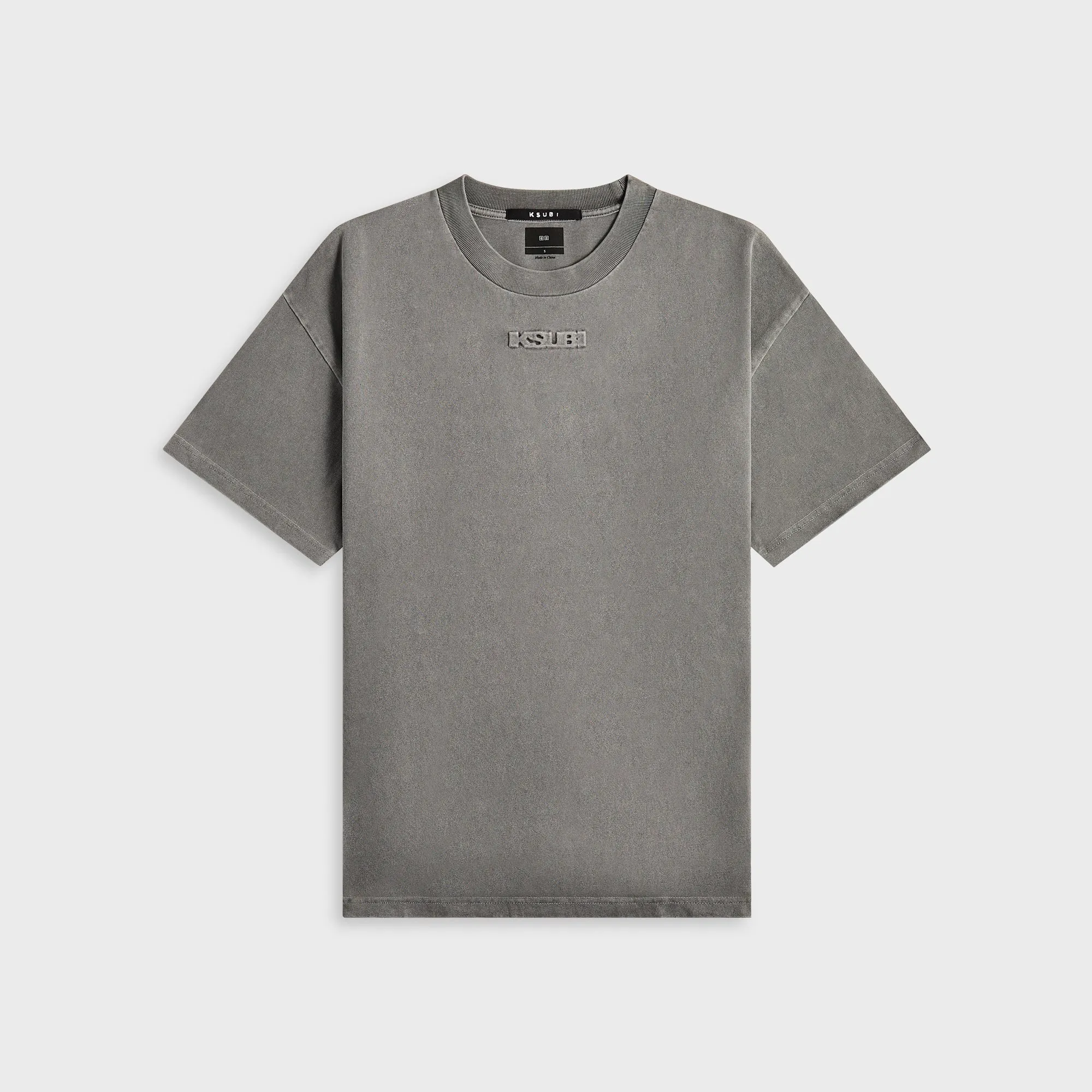 Ksubi Intruder Ekcess Short Sleeve Tee - Charcoal Fit For All Day
