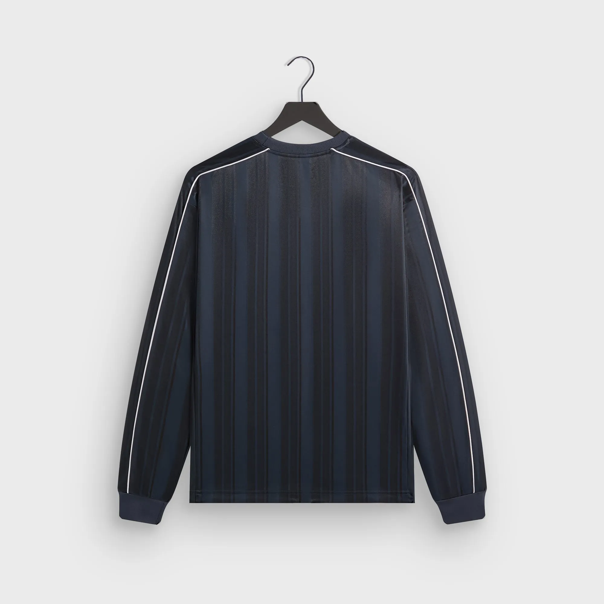 Casual Layer Look Timeless Top Kith Tricot Panelled Long Sleeve Tee - Nocturnal