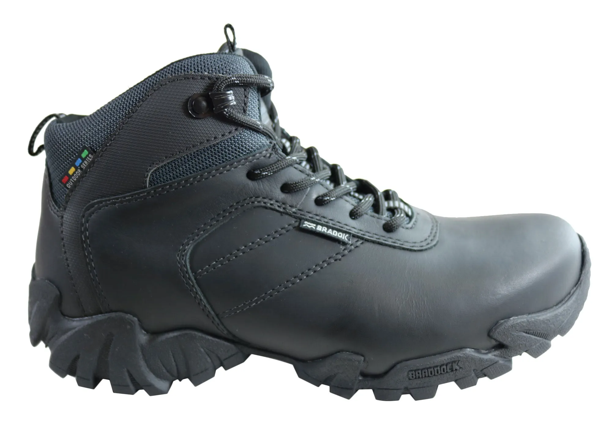 Bradok Kilauea Mens Comfortable Leather Hiking Boots Made In Brazil Multi Terrain